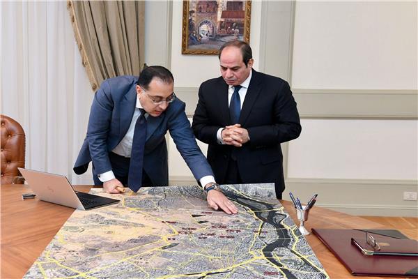 الرئيس السيسي يتابع جهود تطوير المناطق غير المخططة