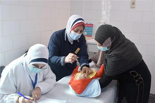 تطعيم ضد شلل الأطفال بمحافظة البحر الأحم