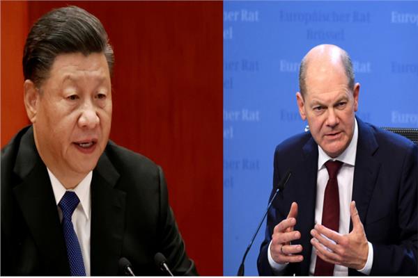 الرئيس الصيني يتحدث هاتفيا مع المستشار الألماني الجديد
