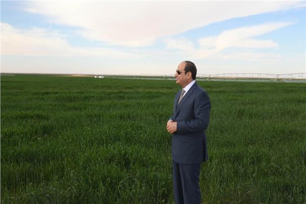 الرئيس السيسي خلال افتتاح مشروع توشكى الخير
