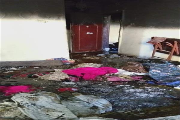 حريق شقة سكنية بمنطقة 15 مايو 