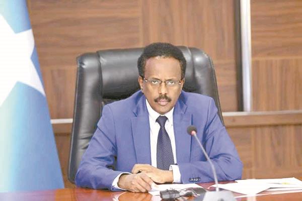  الرئيس الصومالى