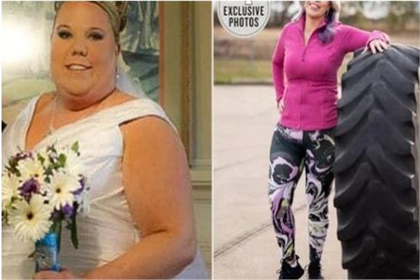 امرأة تخسر أكثر من 100 كيلو من وزنها