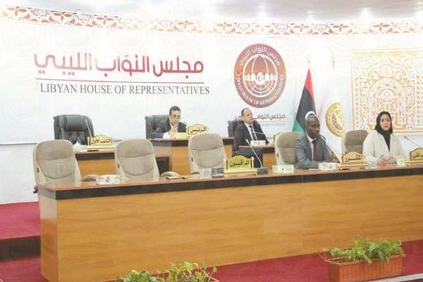 صورة أرشيفية لاجتماع البرلمان الليبى