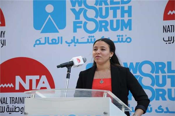 سارة بدر المتحدث باسم منتدى شباب العالم