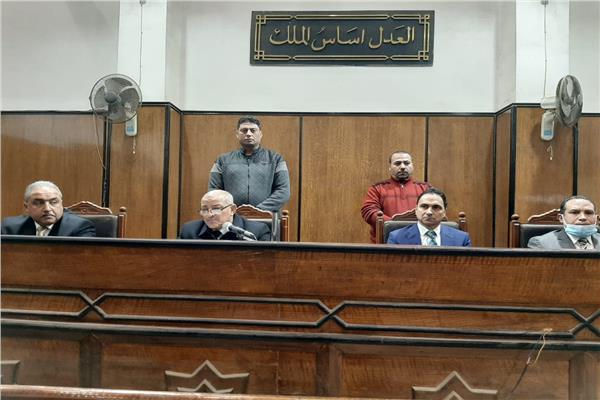  هيئة المحكمة برئاسة المستشار نسيم علي بيومي