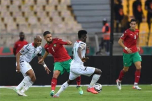 صورة من مباراة المغرب وغانا