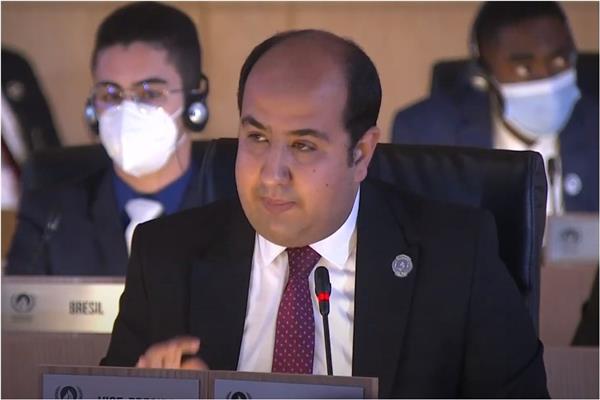 ممثل مصر بجلسة نموذج محاكاة مجلس حقوق الإنسان