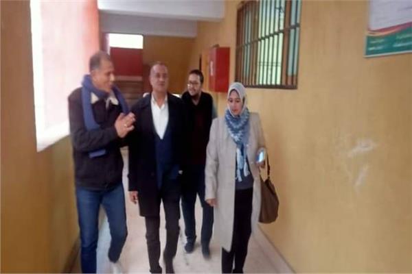 مدير ادارة الهرم يتفقد المدارس