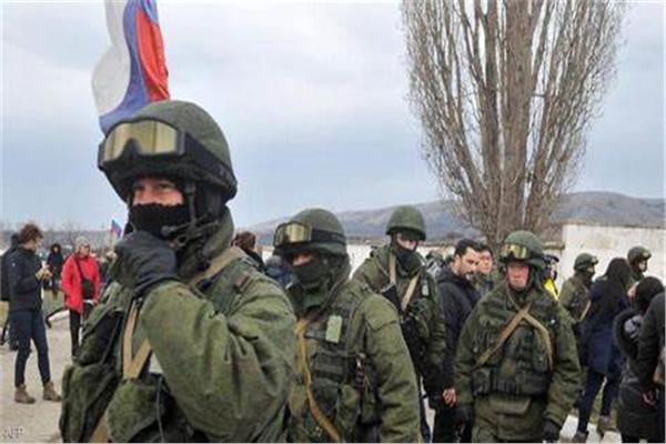 قوات روسية على الحدود الاوكرانية