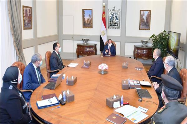 اجتماع الرئيس السيسي مع «الوزراء»