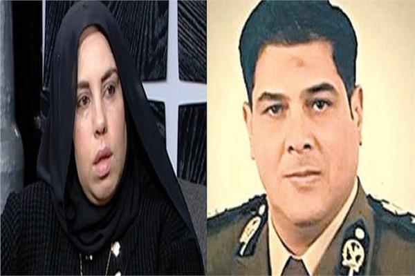 الدكتورة نجلاء سامي، زوجة الشهيد  العميد عامر عبدالمقصود