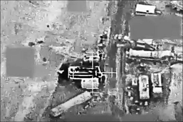 لقطة من فيديو نشرته وزارة الدفاع الإماراتية 