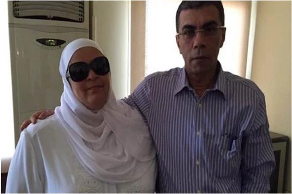 الكاتب الصحفي الكبير ياسر رزق وزوجتة أمانى ضرغام