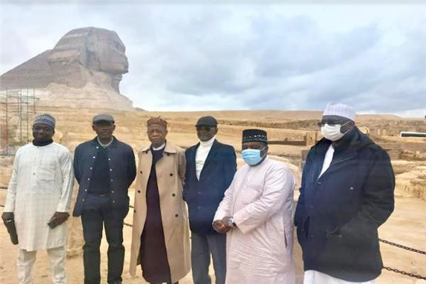 الأهرامات يستقبل لاي محمد وزير الإعلام والثقافة والسياحة بدولة نيجيريا 