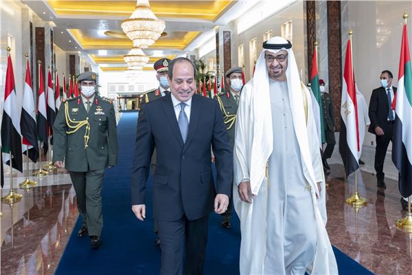 زيارة الرئيس السيسي للامارات العربية المتحدة