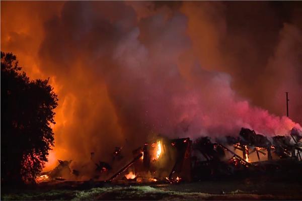 نشوب حريق في مصنع أسمدة وينستون سالم بولاية نورث كارولينا