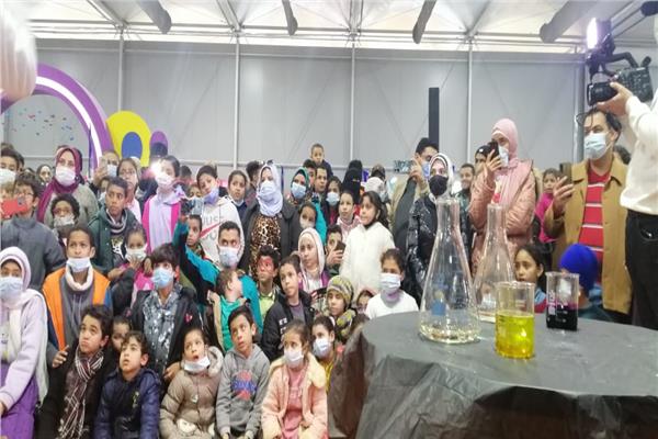 3 آلاف طفل مشارك في فعاليات معرض الكتاب
