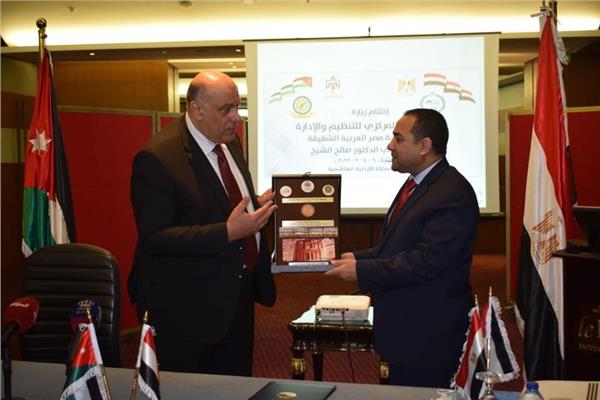  نائب رئيس الوزراء الأردني يستقبل  رئيس  المركزي للتنظيم والإدارة 