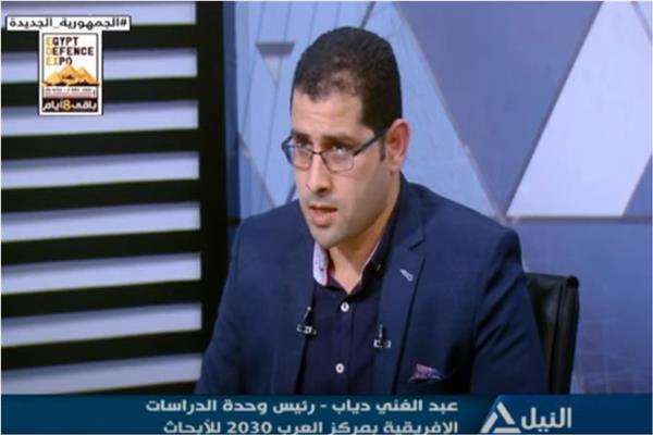 الباحث عبد الغني دياب ، مدير وحدة الدراسات بمركز العرب للدراسات والأبحاث