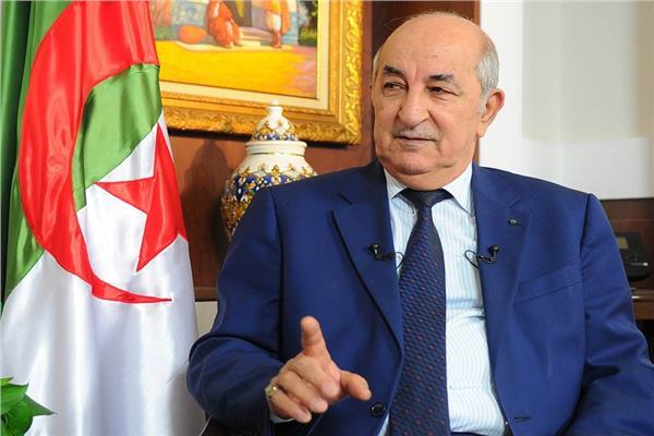 رئيس الجزائر عبد المجيد تبون 