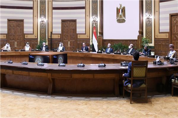 الرئيس السيسي ورؤساء المجالس والبرلمانات العربية