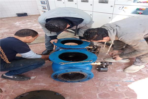   صيانة طلمبات محطات رفع الصرف الصحي 