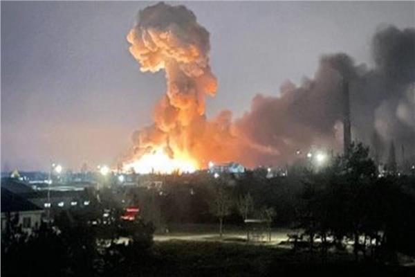 انفجار ضخم جنوب غرب العاصمة الأوكرانية