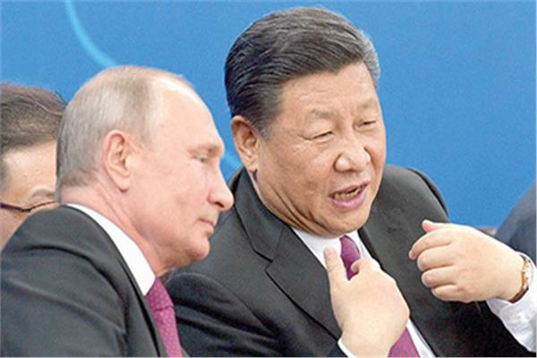   الرئيس الروسى ونظيره الصينى