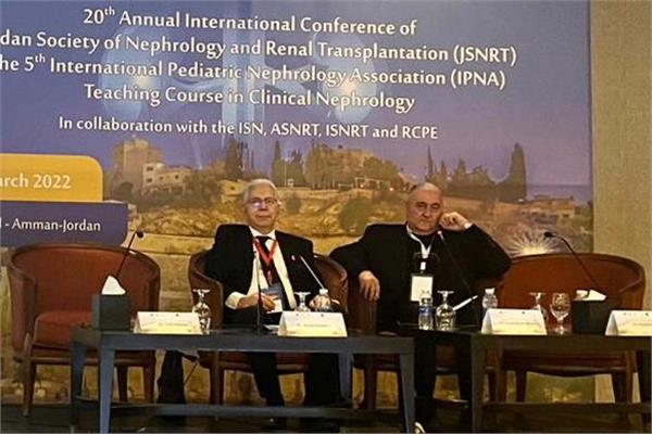  نائب رئيس جامعة طنطا يشارك بالمؤتمر الدولي الأردني الـ20 لأمراض وزراعة الكلى 