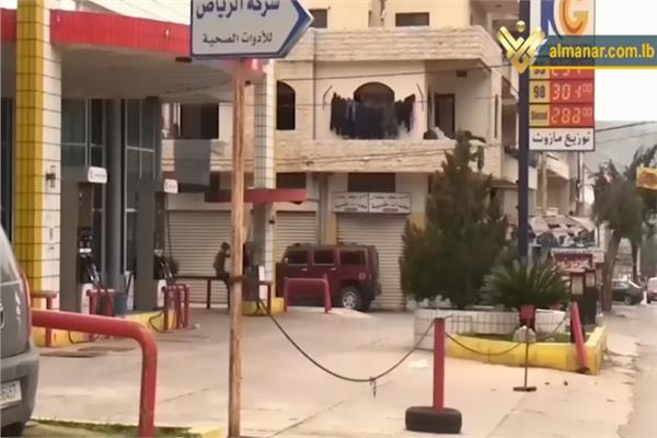 أقفال محطات البنزين في لبنان 