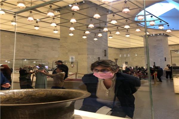 رئيس متحف اللوفر تزور المتحف المصري