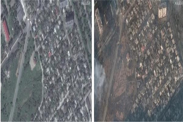أضرار القصف الروسي لمدن أوكرانيا