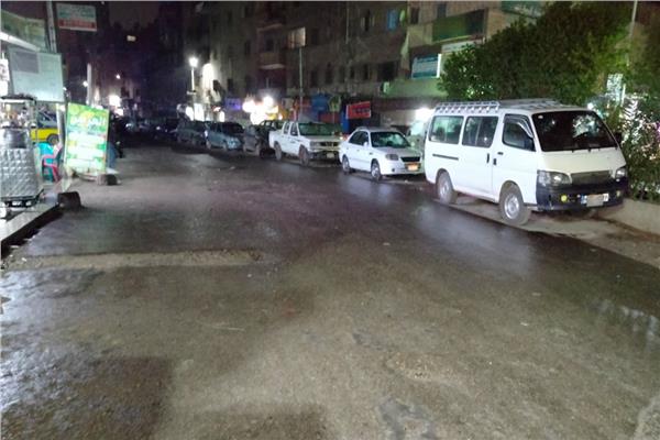 أمطار غزيرة تضرب محافظة الجيزة