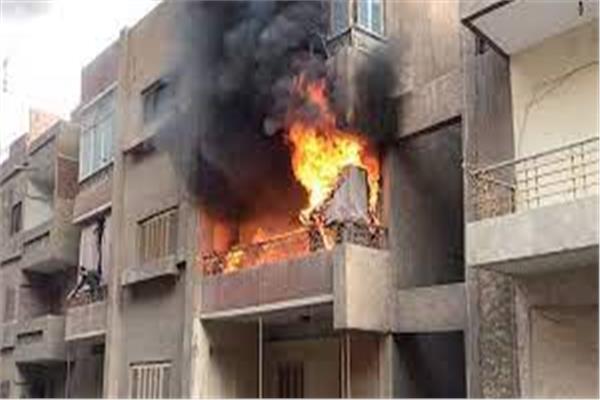 السيطرة على حريق اندلع داخل شقة سكنية