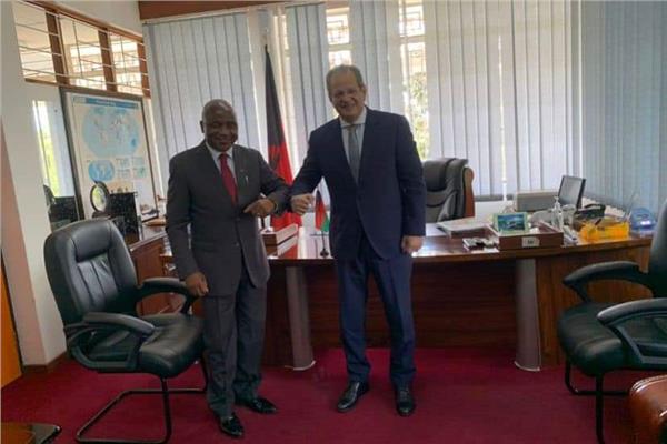 السفير المصري في ليلونجوي يلتقي نائب وزير الدفاع المالاوي