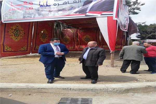   نائب محافظ القاهرة يتفقد  شوادر بيع السلع الغذائية في الأميرية