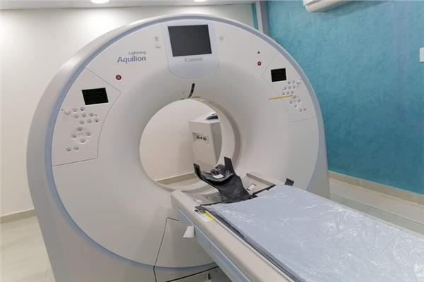 افتتاح وحدة الأشعة المقطعية بمستشفى حميات سوهاج 