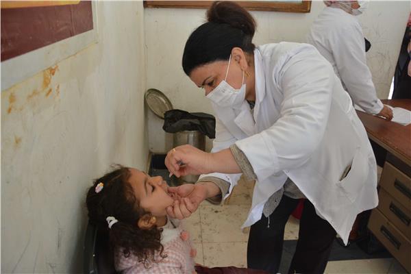 إطلاق الحملة القومية للتطعيم ضد شلل الأطفال