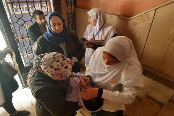 التطعيم ضد شلل الأطفال بالبحيرة  