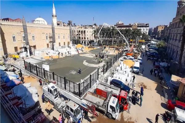 تفاصيل تطوير محيط مسجد الحسين