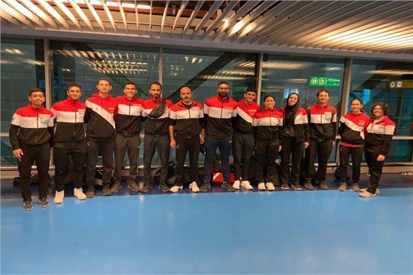 The second batch of the arms mission leaves Cairo to participate in the World Championships in Dubai