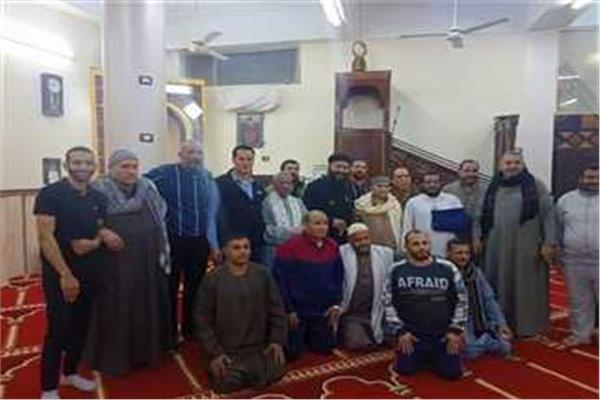 مسلمون واقباط يحتفلون بافتتاح المسجد العتيق