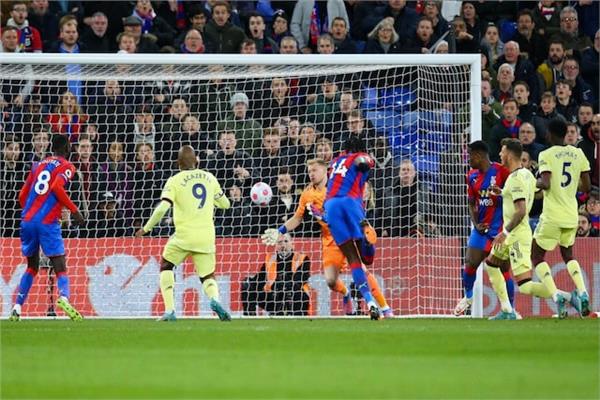 Crystal Palace beat Arsenal in the English Premier League