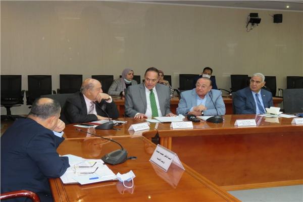 لقاء وزسر المالية مع  إدارة الجمعية المصرية اللبنانية لرجال الأعمال