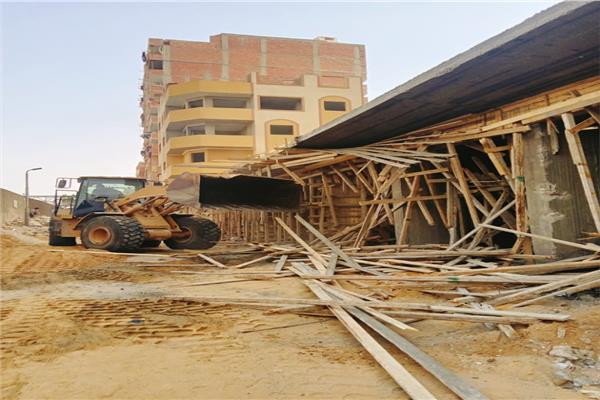 حملة لإزالة المباني المخالفة بالقاهرة     