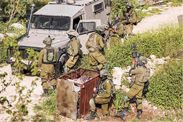  جنود الاحتلال خلال العملية العسكرية فى جنين    
