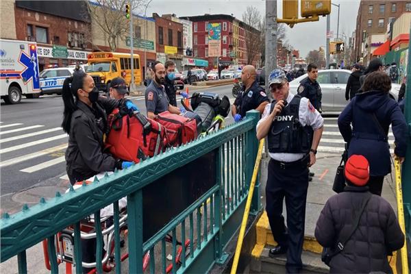 جهود رجال الامن للوصول الي الجاني بعد حادث بروكلين
