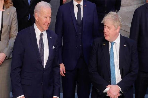 رئيس الوزراء بوريس جونسون والرئيس الأمريكي جو بايدن
