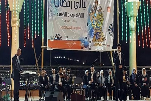 موسيقى عربية المنيا تتألق بليالى رمضان  